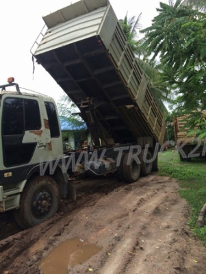 รถบรรทุก 10 ล้อดัมพ์ ยี่ห้อ HINO รุ่น FM3HNLA  เลขเครื่อง HO7D-A  ขนาด 190 แรงม้า