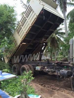 รถบรรทุก 10 ล้อดัมพ์ ยี่ห้อ HINO รุ่น FM3HNLA  เลขเครื่อง HO7D-A  ขนาด 190 แรงม้า