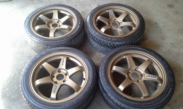 ขาย te37 17" พร้อมยาง 10.500