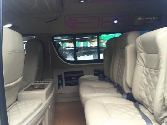 ขายรถตู้ดีเซล2.5ปี08 แต่งวีไอพีเบาะสามแถวโทร0877758887นางเบสท์รถตู้ท่าพระ