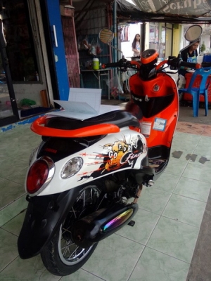 Fino รถปี54 สีดำส้มขาว เครื่องดีเดิมๆสวยๆ พร้อมเล่ม ราคาถูกครับ Fino รถปี54 สีดำส้มขาว เครื่องดีเดิมๆสวยๆ พร้อมเล่ม ราคาถูกครับ