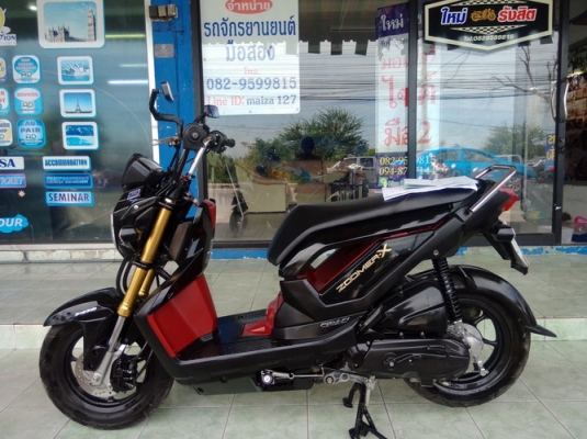Honda Zoomer X คอมบายเบรก ตัวท็อป รถปี57 สวยๆครับ