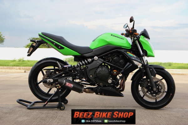 ขาย  KAWASAKI ER6N ABS ปี2010 แต่งเต็ม ทะเบียนพร้อมโอน