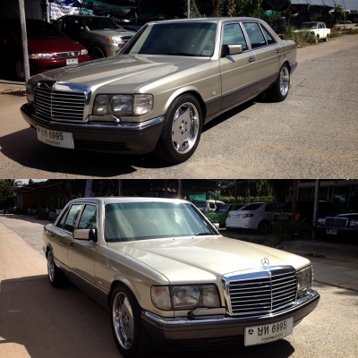 Benz W126 500sel 1992 Topสุด 2JZvvti LPG หัวฉีด หม้อน้ำอลูมิเนียม แม็กนอกขอบ19 แนว VIP ตัวถังสวยไม่มีชน น้ำไม่ท่วม ดูแลอย่างดี เครื่องเสียงชุดใหญ่เต็มระบบ