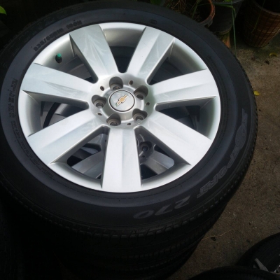 ล้อ chave ขอบ 18 5รู พร้อมยาง 235 55 18 ชุดล่ะ 8500