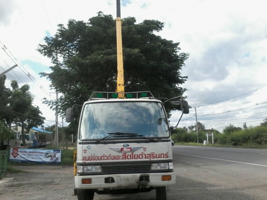 ขายรถ6ล้อHINOสิงห์ไฮเทค195แรงติดเครน3ตันพร้อมกระบะ สไลด์