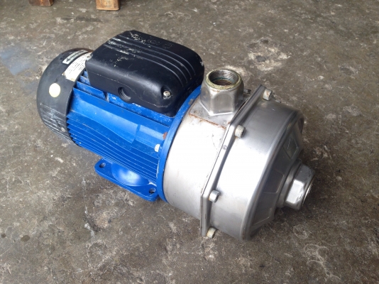 ขายปั้มน้ำหอยโข่ง หัวปั้มสแตนเลส Lowara 2HP. 380V made in Italy สภาพสวย วิ่งนิ่มเดิมๆ พร้อมใช้งาน