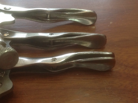 ขายคีมล็อค Vintage Petersen Vise Grip 5WR สามแบบ สามรุ่นสวยๆ ขายตัวละ