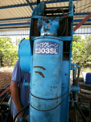 ขายเครนติดรถบรรทุก TADANO -3ตัน สีฟ้า