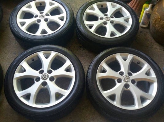 ล้อขอบ 17 5รู 114 พร้อมยางชุดล่ะ 8500