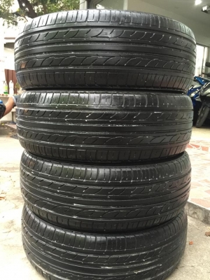 ขายยาง YOKOHAMA Earth-1 (japan) 185-60-15 ปี12 สัปดาห์38 ดอกสวย เนื้อนิ่ม ไม่มีปะ