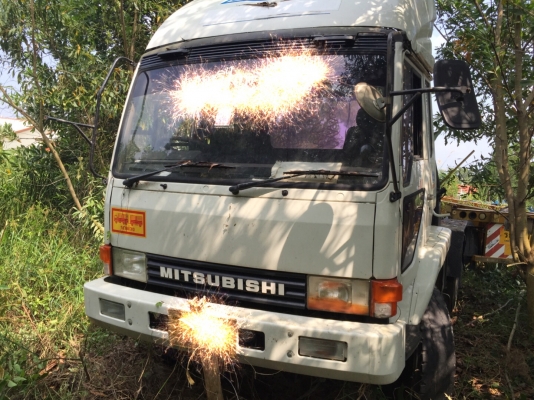 รถแค่เครื่องดับกลางทาง...10ล้อหัวลาก2เพลา..มิตซูฯFN527M-TF2278..เครื่องพังงอย่างเดียว เล่มพร้อมโอน ม.79ไว้ เครื่อง PO9