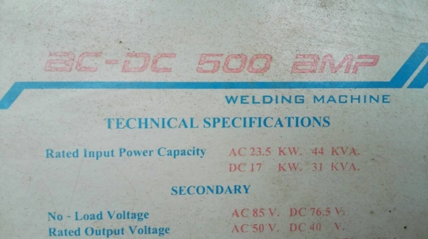 ****** Sold Out!! ****** ตู้เชื่อม ROCKET 500 AMP. AC-DC 220V. เชื่อมมิเนียมได้ สวยกริ้บ!! 089-2499-123 นครปฐม