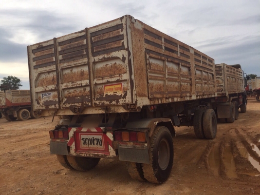 ขายรถ18ล้อดั้มพ์ ISUZU MP1FXZ7778T เครื่อง 360แรงม้า หัวหางปี56 สนใจโทร 081-970-1072