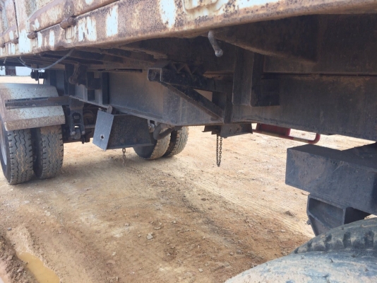 ขายรถ18ล้อดั้มพ์ ISUZU MP1FXZ7778T เครื่อง 360แรงม้า หัวหางปี56 สนใจโทร 081-970-1072