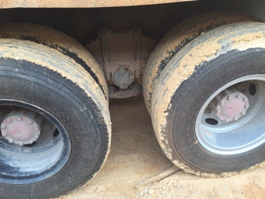 ขายรถ18ล้อดั้มพ์ ISUZU MP1FXZ7778T เครื่อง 360แรงม้า หัวหางปี56 สนใจโทร 081-970-1072