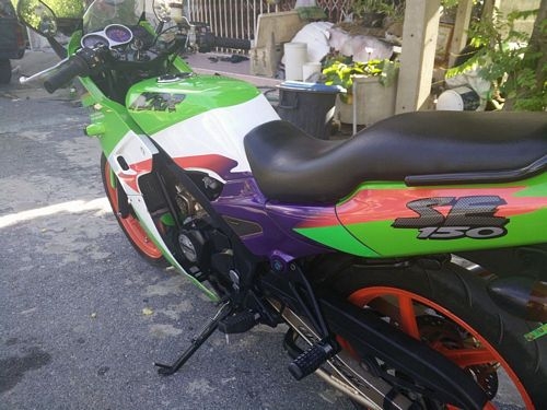 KAWASAKI KR150CC SE98แท้ รถปี42 รถบ้านเอกสารครบ เสื้อทอง1855ไม่ปลอก ท่อPDKแท้เดิม ชุดสีสวยสด สภาพจบๆพร้อมใช้งาน