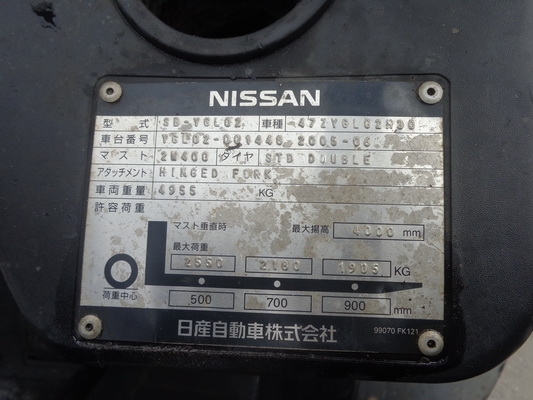 ขายรถยกมือสองญี่ปุ่น NISSAN 3 TON