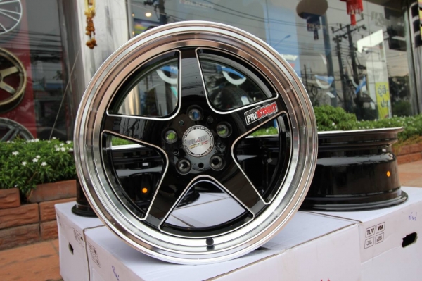 ขายล้อ DS-1 ขอบ17X7.5 +35 5H114.3 สี XMPL/BLACK-CC