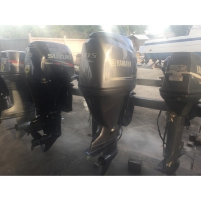 ขายเครื่องเรือเร็ว Yamaha 115แรงม้า 4จังหวะ 4สูบ ระบบหัวฉีดมือสองจากญีปุ่น