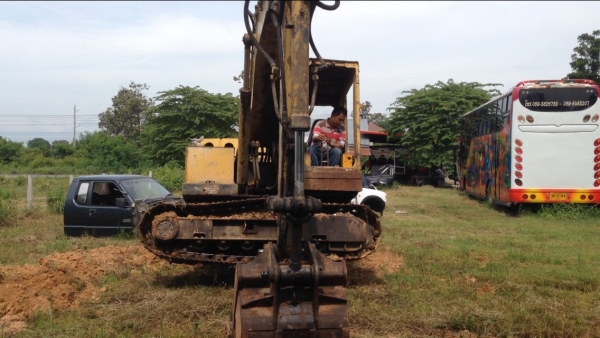 ขายรถแบคโฮ MITSUBISHI MS110 (ราคา178,000บาท) (มีภาพวีดีโอ) สภาพพร้อมใช้งาน รถทำงานดี เครื่องดี ปั้มแรง ช่วงล่างดี เแรงดี เอกสารใบซื้อขาย โทร 081-9972972 089-8451778