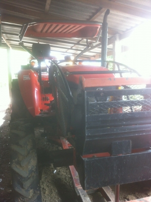 ขายรถไถ คูโบต้า M60 ใบดันหน้าผานพวง7โลตารี่ ตราช้าง