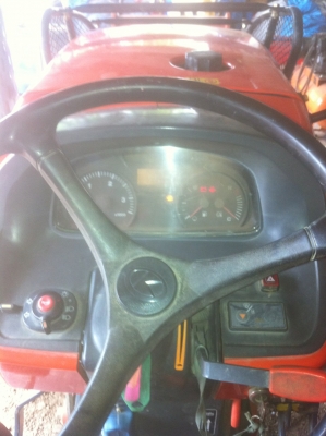 ขายรถไถ คูโบต้า M60 ใบดันหน้าผานพวง7โลตารี่ ตราช้าง