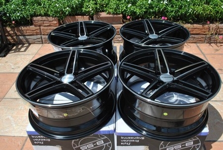 ขายล้อ VOSSEN CV5 ขอบ17X7.5 4H100 สี Black Full Machined