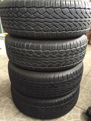 ยาง Falken Ziex S/TZ 04 265/70/16 ใช้ 200 กิโล ปี 14 เหมือนใหม่