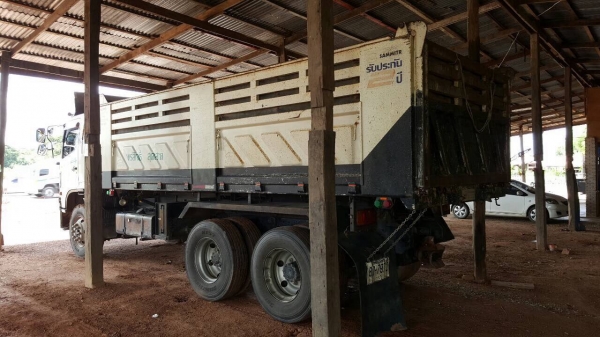 ขายรถพ่วง HINO 380 ปี 55 ดั้มสามมิตรแม่-ลูก 3 คานแท้ สภาพสวยเดิมวิ่งน้อย เครื่องดีไม่เคยแกะ คัสซีสวตลอดเส้น ยางเต็ม ทะเบียนพร้อมโอนครับ