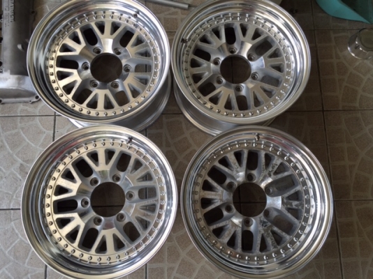 ขายล้อ 3 ชิ้นญี่ปุ่น 16x8" off 0 ลึกๆ , 6 รู 139.7