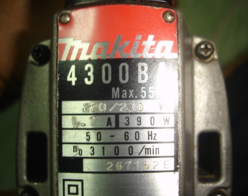 ขายจิกซอว์ Makita แท้ รุ่น 4300BA สภาพ 85\% พร้อมใช้งาน
