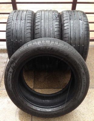 ยาง Dunlop run flat เบอร์ 245 50 18 ปี12 ดอกหนา ไม่มีปะ