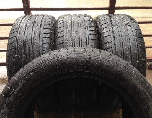 ยาง Dunlop run flat เบอร์ 245 50 18 ปี12 ดอกหนา ไม่มีปะ