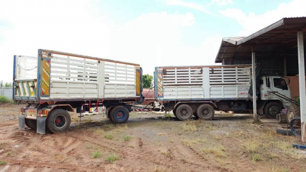 ขายรถพ่วง ดั้มแม่-ลูก ไอ้หลง FN62M ปี 55 เครื่องเดิม 270 แรงม้า เกียร์เดิม คัสซีสวยตลอดเส้น ราคาคุยกันได้ครับ