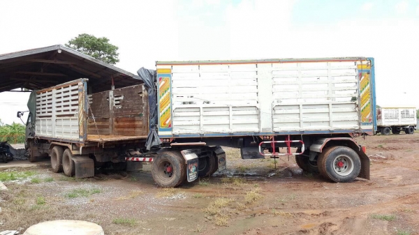 ขายรถพ่วง ดั้มแม่-ลูก ไอ้หลง FN62M ปี 55 เครื่องเดิม 270 แรงม้า เกียร์เดิม คัสซีสวยตลอดเส้น ราคาคุยกันได้ครับ