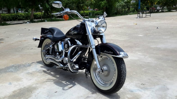 ขาย Fatboy Evo ปี 97 แต่ง Heritarge Softail ทะเบียนแท้พร้อมโอน