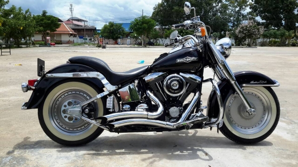 ขาย Fatboy Evo ปี 97 แต่ง Heritarge Softail ทะเบียนแท้พร้อมโอน