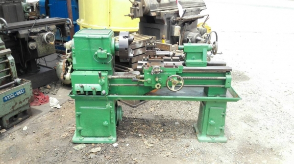 **** Sold **** เครื่องกลึง Tashing 4 ฟุต.เกียร์กระตุก แทงรู ถอดคอม้าได้ รางสวย!! โทร 089-2499-123 นครปฐม