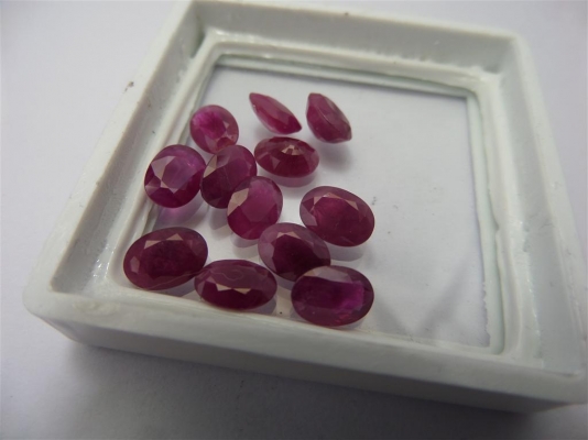 พลอยทับทิมไซร์ 5x7