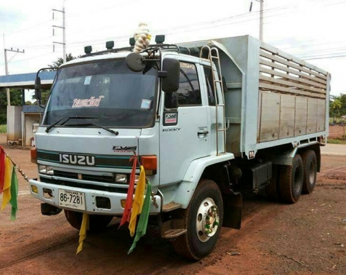 ขายครับ สิบล้อ อีซูซุ FVZ 32MZF195นางฟ้า ดั้มมีเนียม สภาพดีสวยจัดเดิมทั้งคัน ทะเบียนพร้อมโอน