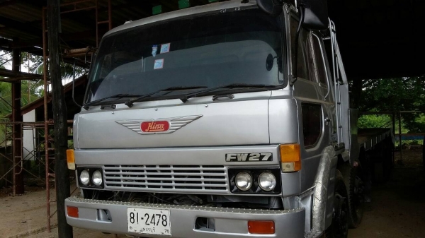 ขายรถบรรทุก 12 ล้อเทรลเลอร์ HINO เปอร์เฟีย เอกสารเล่มทะเบียน ราคา 850000