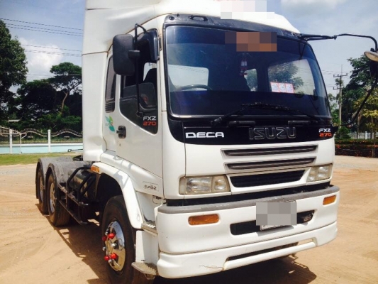 ขายหัวลาก ISUZU DECA GXZ 270 ยูโรวัน ปี 45 รถสวยเดิมๆบาง ภายในสวย เครื่องดี เกียร์ ดี มีระบบPTO .ใช้สำหรับหางเซมิดั้มแล้ว