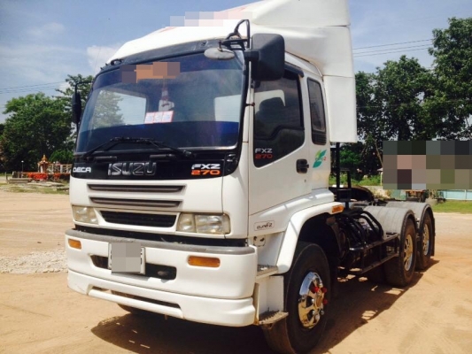 ขายหัวลาก ISUZU DECA GXZ 270 ยูโรวัน ปี 45 รถสวยเดิมๆบาง ภายในสวย เครื่องดี เกียร์ ดี มีระบบPTO .ใช้สำหรับหางเซมิดั้มแล้ว