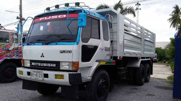 ขายรถบรรทุก 10 ล้อดั๊พม์ ยี่ห้อ MITSUBISHI รุ่น FUSO 527 เทอร์โบ TF 4170 กระบะ ดัมพ์ ของ KC.โคราช