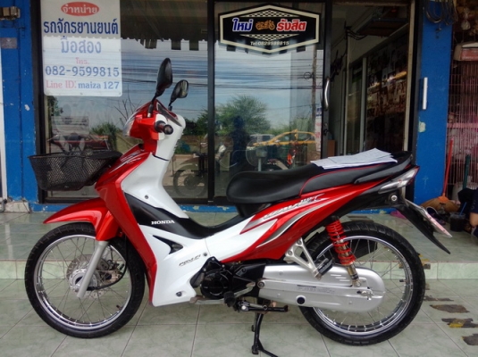 Honda Wave110i (สตาร์ทมือ) ประหยัดน้ำมัน พร้อมเล่ม สวยๆครับ