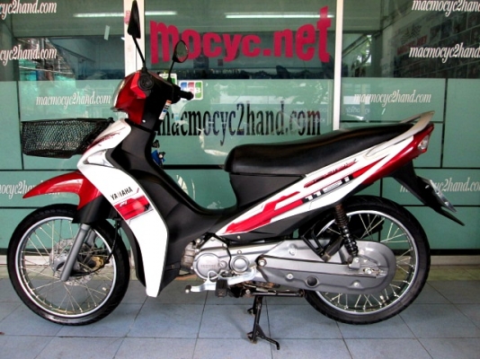 SPARK 115 i  สต๊าทมือ สีขาวแดง รถเดือน เมษายน ปี 56 ไมล์ 5 พันโล รถที่ประหยัดน้ำมันที่สุด แถม 3 รายการ