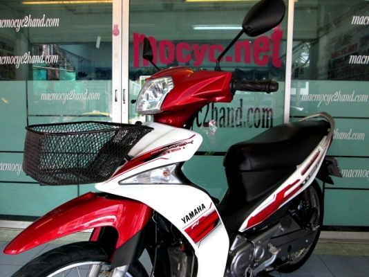 SPARK 115 i  สต๊าทมือ สีขาวแดง รถเดือน เมษายน ปี 56 ไมล์ 5 พันโล รถที่ประหยัดน้ำมันที่สุด แถม 3 รายการ