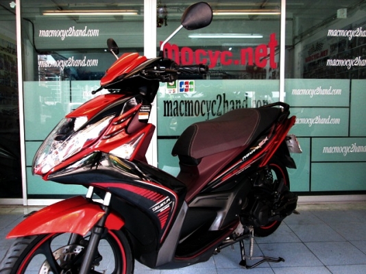 nuovo sx สีดำแดง ตัวท๊อป ล้อแมกซ์ รถเดือนกุมภาพันธ์ ปี 56 ไมล์ 5 พันโล  ลดล้างสต๊อก แถม 3 รายการ  30900