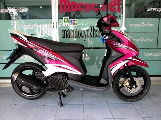 MIO 125 i สีชมพูขาว ลาย MX ตัวท๊อป ล้อแมกซ์ รถเดือน กันยายน ปี 57 ไมล์ 5 พันโล ยางอย่างหนา  แถม 3 รายการ  27900